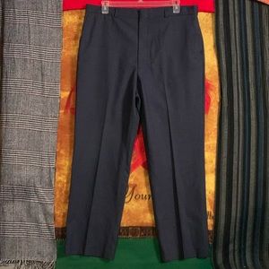 Lands' End Men's Navy Dress Pants